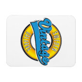 Dalarna Zweden vintage Magneet (Horizontaal)