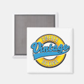 Dalarna Zweden vintage Magneet (Voorkant / Achterkant)