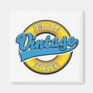 Dalarna Zweden vintage Magneet