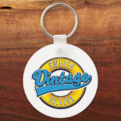 Dalarna Zweden vintage Sleutelhanger (Achterkant)