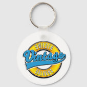 Dalarna Zweden vintage Sleutelhanger (Achterkant)