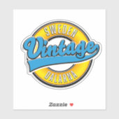 Dalarna Zweden vintage Sticker (Vel)