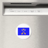 Dalarnas län vlag magneet (Insitu (Vaatwasser))