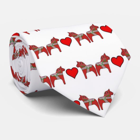 Dalas en hart stropdas (Opgerold)