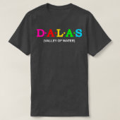 Dalas Vallei van Water T-shirt (Design voorkant)