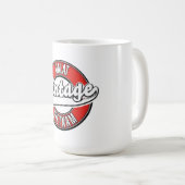 Dalat vietnam retro logo koffiemok (Voorkant rechts)