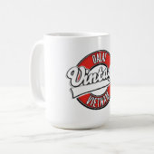 Dalat vietnam retro logo koffiemok (Voorkant links)
