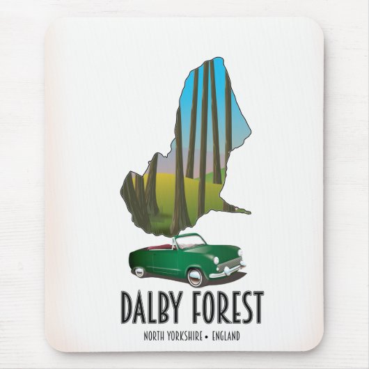 Dalby Forest North Yorkshire reisgids Muismat (Voorkant)