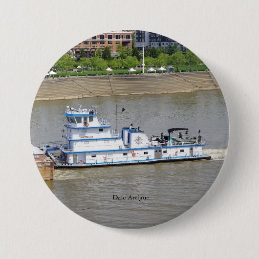 Dale Artigue-knop Ronde Button 7,6 Cm (Voorkant)