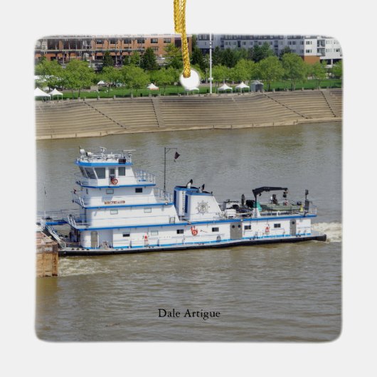 Dale Artigue vierkant ornament (Voorkant)