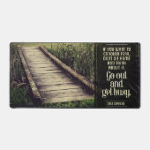 Dale Carnegie Inspirerend quote "Get Busy" Bureaumat (Voorkant)