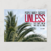 Dale Carnegie Inspirerend Quote "Veel plezier" Briefkaart (Voorkant)