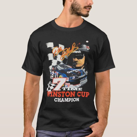 Dale Earnhardt 7time kampioen T-shirt (Voorkant)