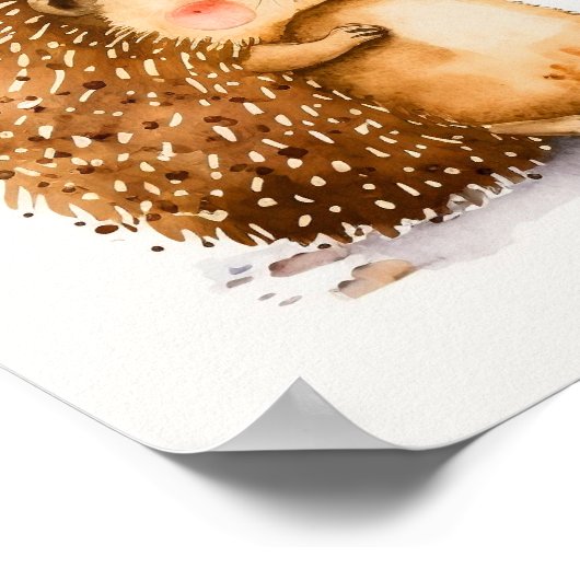 Dale en Peggy Valentijn Hedégels Poster Print (Hoek)