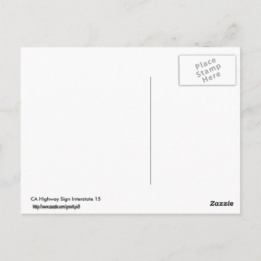 Dale Evans Pkway Briefkaart (Achterkant)