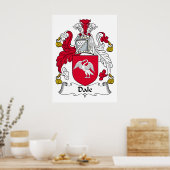 Dale Family Crest Poster (Keuken)