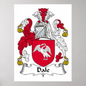 Dale Family Crest Poster (Voorkant)