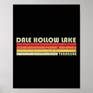 Dale Hollow Lake Tennessee Grappig Vissen Kamperen Poster