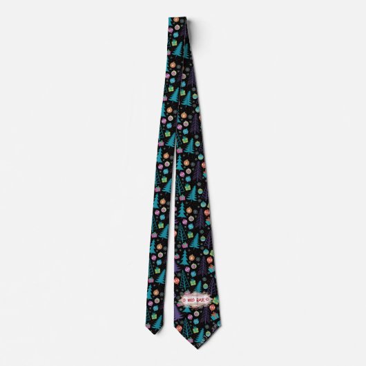 Dale Kerstmis Collectie Fun Kerstmis Stropdas (Achterkant)