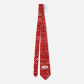 Dale Kerstmis Collectie Rood kerstkeuken Stropdas (Achterkant)