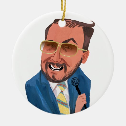 Dale op je boom keramisch ornament (Voorkant)