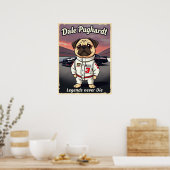 Dale Pughardt Legenden Sterven Nooit Poster (Keuken)