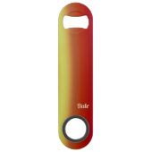 DALE ~ Red Oranje Yellow ~ Fractal ~ Speed Flessenopener (Achterkant)