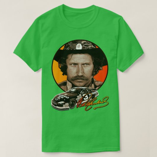 Dale Retro Style Tributed Design T-shirt (Design voorkant)