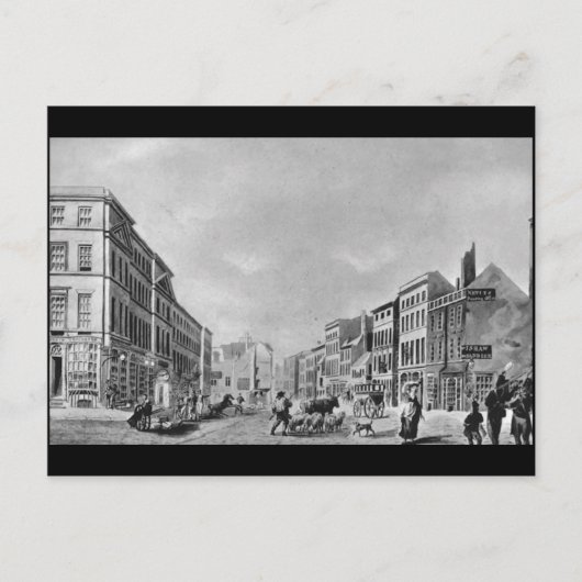 Dale Street, Liverpool, 1804 Briefkaart (Voorkant)