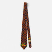 Dale Thanksgiving Pumpkin Oranje & Donker Stropdas (Voorkant)