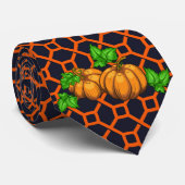 Dale Thanksgiving Pumpkin Oranje & Donker Stropdas (Opgerold)
