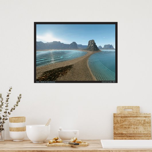 Dale: winden van interferentie I Poster (Keuken)