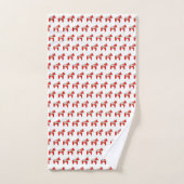 Dalecarlistisch paard bad handdoek (Handdoek)