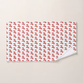 Dalecarlistisch paard bad handdoek (Handdoek)