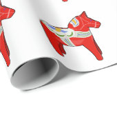 Dalecarlistisch paard cadeaupapier (Rol Hoek)
