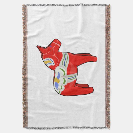 Dalecarlistisch paard deken (Voorkant Verticaal)