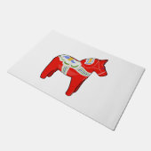 Dalecarlistisch paard deurmat (Schuin)