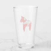 Dalecarlistisch paard glas (Achterkant)