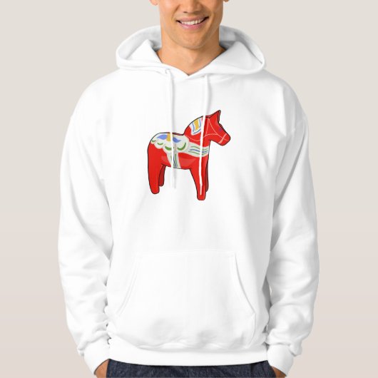 Dalecarlistisch paard hoodie (Voorkant)