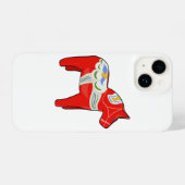 Dalecarlistisch paard iPhone hoesje (Achterkant horizontaal)