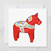 Dalecarlistisch paard kaart (Voorkant)