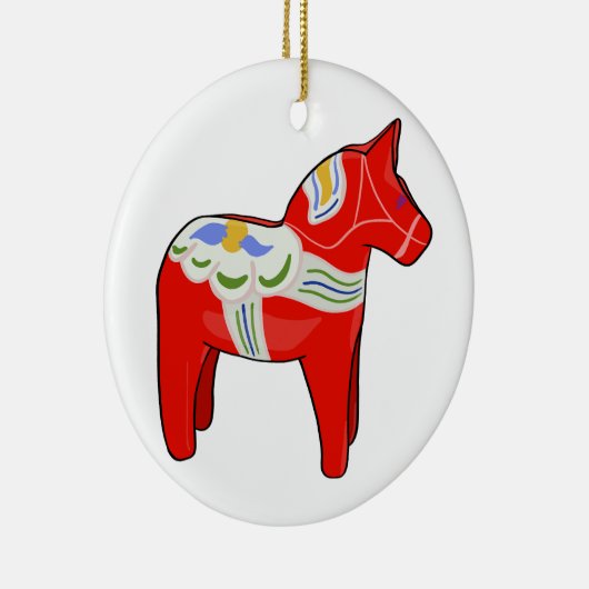 Dalecarlistisch paard keramisch ornament (Rechts)