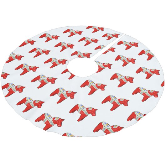 Dalecarlistisch paard kerstboom rok (Gekanteld)