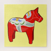 Dalecarlistisch paard legpuzzel (Verticaal)