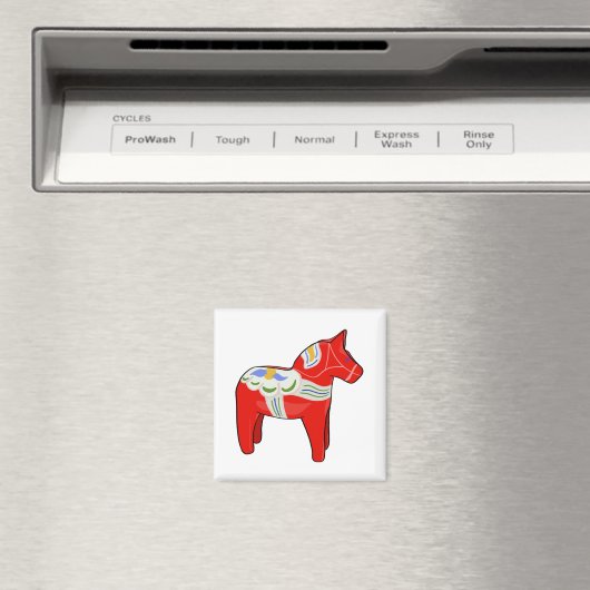 Dalecarlistisch paard magneet (Insitu (Vaatwasser))