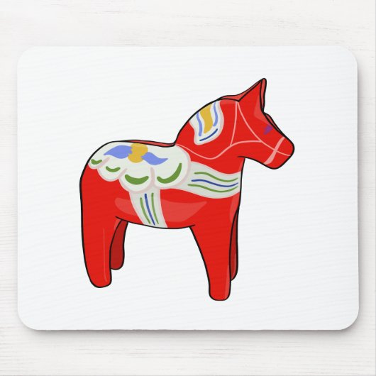 Dalecarlistisch paard muismat (Voorkant)
