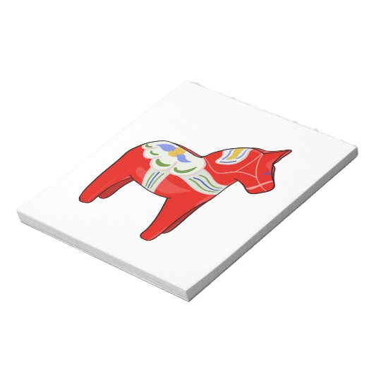 Dalecarlistisch paard notitieblok (Linkerzijde)