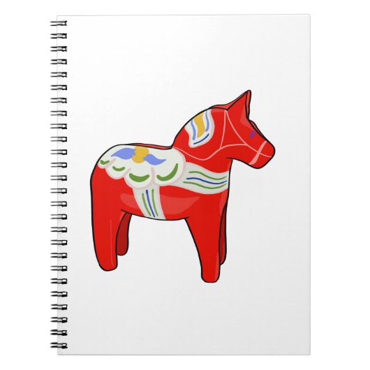 Dalecarlistisch paard notitieboek (Voorkant)