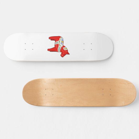 Dalecarlistisch paard persoonlijk skateboard (Horizontaal)