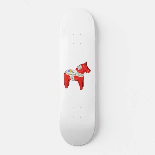 Dalecarlistisch paard persoonlijk skateboard (Voorkant)